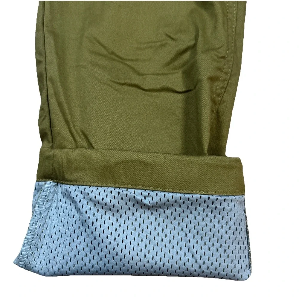 Woof Pants Men's XS Khaki Green Mesh Lined Commando Chino Elastic Stretch - Picture 8 of 12